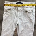 J Brand  Cropped Rail Jeans in Tropez White Photo 10