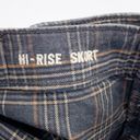 American Eagle  Super Stretch Hi-Rise Skort Wrap Front Mini Skirt Plaid Size 2 Photo 7