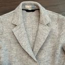 Boden Sally Boiled Wool in Gray Trench Long Coat Size 4 R Photo 8