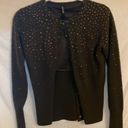 Renee C . by so cool Brown sparkle Cardigan- 100% Cashmere- size Small Photo 7