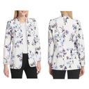 Calvin Klein  Floral Printed Open Front Blazer Jacket Plus Size 24W Photo 1