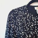 Talbots  Womens Small Black Merino Wool Blend Sequin Button Up Cardigan Sweater Photo 6