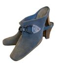 Aerosoles Aerosols gray suede slip on  square toe mules / clogs Photo 0