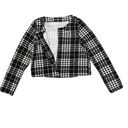 Houndstooth Cardigan Blazer Photo 5