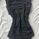 Garage Black Lace Fitted Dress Photo 1