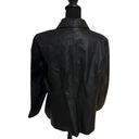 Croft & Barrow  Black Leather Jacket 1X Photo 1