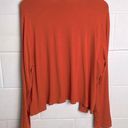 J.Jill  wearever collection orange open front cardigan Photo 3