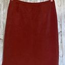 Dress Barn Travis Ayers for  Rust Color Silk Lined Pencil Skirt Size 10 Photo 0