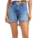 Good American  Denim Indigo154 Bermuda Shorts US 2/26 Photo 0