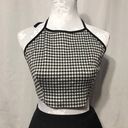 Brooklyn Karma Gingham tank crop top by  large L Photo 0