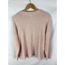 J.Jill  Blush Pink Waffle Knit Pullover Chunky Knit Sweater Size XL Photo 4