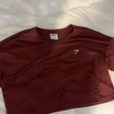 Gymshark Burgundy  Crop Top Photo 1