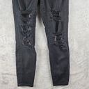 American Eagle Curve High Rise Jegging Next Level Stretch Women's Size 8 Black Photo 2