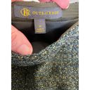 Outback Red  Green Wool Blend Tweed Mini Skirt Size 6 Photo 5