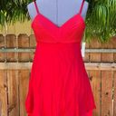 Kay Unger  Petite Red Silk Dress size 8 Photo 7