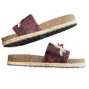 Nature Breeze  Flower Espadrille Slide Sandals in Red Size 10 Summer Photo 8