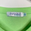 Fresh Produce Green Fish Cropped V Neck Short Sleeve T shirt Top womens One size Photo 7