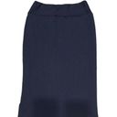 Halara NEW  Ribbed Knit High Waisted Crossover Side Split Bodycon Midi Skirt M Photo 4