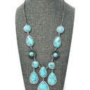 Lucky Brand  faux turquoise reversible necklace, NWOT Photo 3