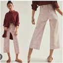 Anthropologie Pilcro James Cropped Wide-Leg Pants Size 30 EUC Photo 1