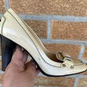 Tod's  Cream And Black Heels Women's 7 Photo 0