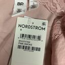 Nordstrom Pink Crop Cami Top SMALL Lingerie Pastel Lace Coquette  Camisole NEW Photo 4