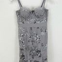 NBD X by  Harper Mini Dress Silver Sequin Cocktail Party Revolve XS NWT Photo 1