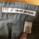 DKNY  Jeans, Mid Rise, Straight Leg, Zip Ankle, Khaki Cotton Jeans, Size 10 Photo 7