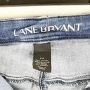 Lane Bryant  High Rise Colorblock Distressed Denim Cari Jeans, Size 22 Photo 2