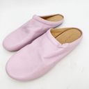 ma*rs èll Slip On Leather Mules Pink Purple Lavender 38.5 NEW Photo 1