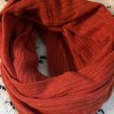 infinity Martha Steward 100% Cashmere  Scarf, Rusty Orange Photo 2