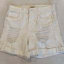 L'Agence  - Balboa Double roll shorts - White - Size : 24 - b15 Photo 0