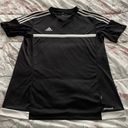 Adidas Climacool V-neck Short Sleeve Black Soccer Jersey Top, size M Photo 11