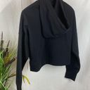 AS Revival Black Cropped Hoody Long Sleeve Sweatshirt Top S NEW Photo 3