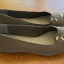 Cliffs by White Mountain | Novelty Cat Embroidery Grey Flat | Women's Size 9W Photo 2