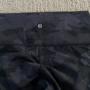 Lululemon Black Camo Wunder Under 21” Leggings Photo 5