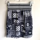 Kappa  Black Smoke Light Grey Mini Skirt Sz XS NWT Photo 2