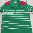 Vineyard Vines Shep 1/4 Zip Green Pink Pullover Shirt Size Small Photo 5