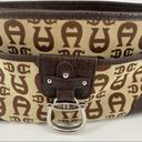 Etienne Aigner  Handbag Purse Tote signature logo canvas Photo 8