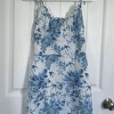 Blue floral mini dress | L Size L Photo 3