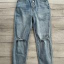 Abound ‎ Button Front Distressed Mom Jeans Sz 28 Photo 1