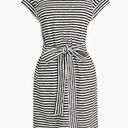 J.Crew  Striped Black and White 100% Cotton Dress Photo 0