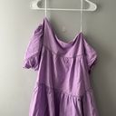 Petal and Pup Lottie Off Shoulder Mini Dress - Lilac Photo 4