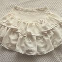 White Ruffle Skirt Size M Photo 0