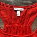 Liz Lange Maternity NWT  Hot Orange Braided Dress S Photo 2