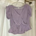 Arizona Jean Company Arizona Jean Co Lavender Blouse Photo 0