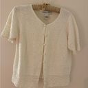 trendy knit short sleeve cardigan size S Photo 1