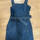 Hollister  Y2K Denim Bodycon Belted Jumper Mini Dress Medium Photo 0