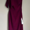 Dress the Population NEW  Tiffany One Shoulder Magenta Cocktail Dress Size S Photo 2