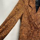 INC  International Concepts Cheetah Double Breast Blazer Size Medium Photo 6